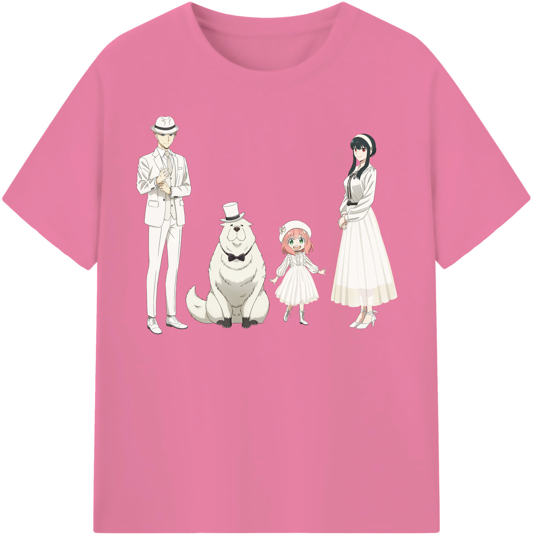 （画像用） SPY×FAMILY间谍家家酒 綿100％半袖Tシャツ（フロントプリント）